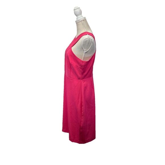 Sam Edelman Halter Neck Midi Dress Pink Size 10 Exposed Zip - Picture 2 of 9